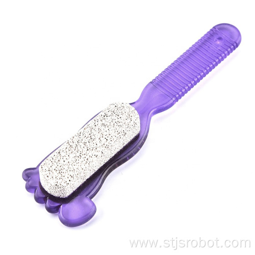 Fashion High Quality Plastic handle foot file pedicure foot scraper